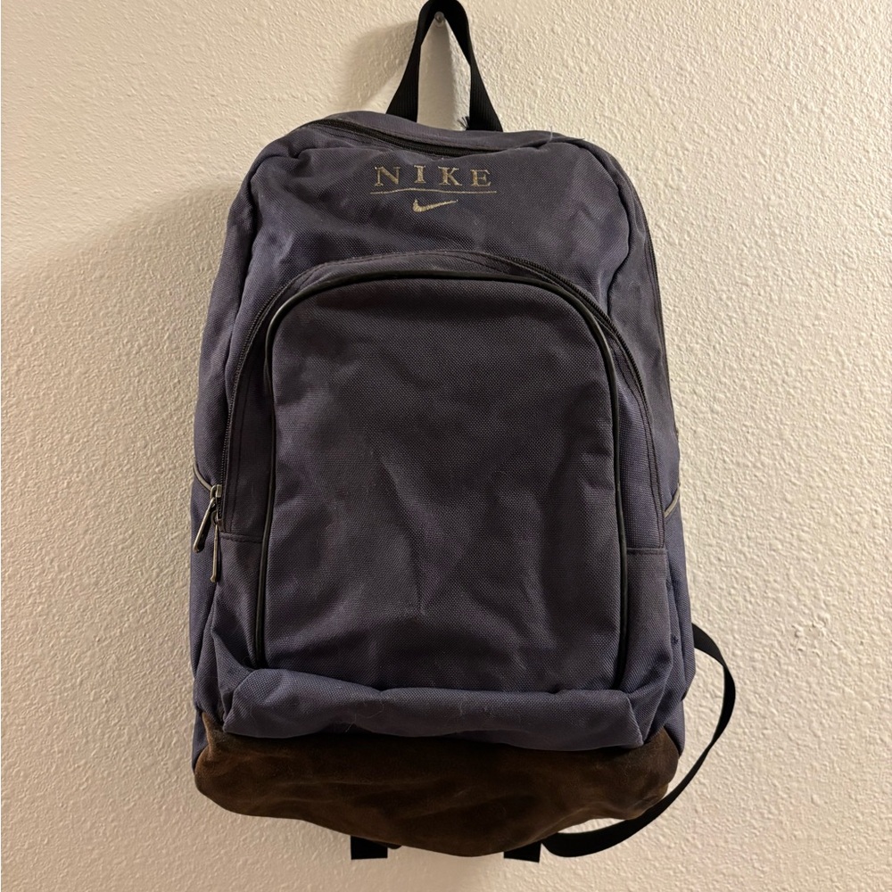 Nike Men's Backpack in Navy and Brown